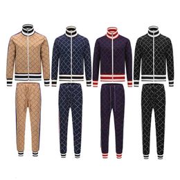 Men's Tracksuits Mens Tracksuit Two Pieces Sets Jackets Hoodie Pants With Letters Fashion Style Spring Autumn Outwear Sports Set Tracksuits Jacket Tops Suits23