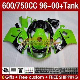 Fairings & Tank For SUZUKI SRAD GSXR 600 750 CC GSXR600 96 97 98 99 00 Body 156No.39 GSXR750 600CC GSXR-600 1996 1997 1998 1999 2000 GSX-R750 750CC 96-00 Fairing green stock