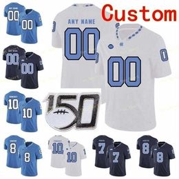 Sj NCAA College Jerseys North Carolina Tar Heels 12 Brewington Chazz Surratt 13 Amendola Hollins 17 Anthony Ratliff-Williams Custom Football