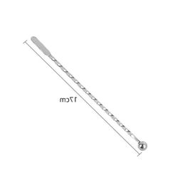 Bar Tools Stirring Sticks Stainless Steel Polished Spiral Mixing Swizzle Stick Bartender Stir Martini Stirrer for Cocktail Beverage 20220924 Q2