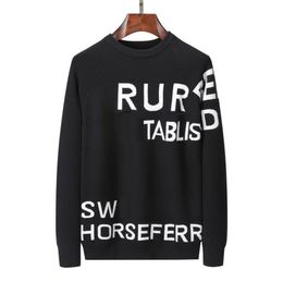 Designer Jumper Sweater Men's Women's Letter Printed Classic Casual Black Colour Autumn Winter Warm and Comfortable Fashion Retro Pullover Sweater