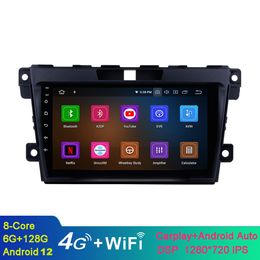 9 Inch Android GPS Navigation Car Video Radio for 2007-2014 Mazda CX-7 with Bluetooth music aux usb Support Rearview camera OBD II