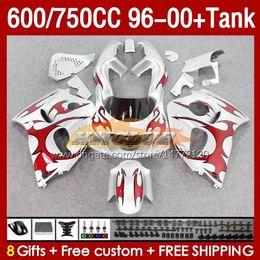 Fairings & Tank For SUZUKI SRAD GSXR 600 750 CC GSXR600 96 97 98 99 00 Body 156No.49 GSXR750 600CC GSXR-600 1996 1997 1998 1999 2000 GSX-R750 750CC 96-00 Fairing red flames