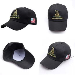 Party Supplies Printed Snake Pattern Baseball Cap Embroidered Flag Hat Caps GWB15715