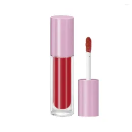 Lip Gloss 10 Piece Glossy Bulk Pink Lipgloss Private Label Cosmetics Round Tube Smooth Moist Glaze Drop Center