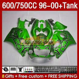 Fairings & Tank For SUZUKI SRAD GSXR 600 750 CC GSXR600 96 97 98 99 00 Body 156No.36 GSXR750 600CC GSXR-600 1996 1997 1998 1999 2000 GSX-R750 750CC 96-00 Fairing green stock