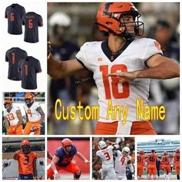 Sj Custom Illinois Fighting Illini College Football Jerseys 51 Kevin Hardy 56 Ethan Tabel 6 Dominic Stampley 8 A.J. Jenkins Men Women Stitched