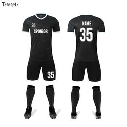 Running Sets Soccer Jerseys camiseta Uniform kids shorts de futbol Children Breathable Men football Sports Custom Shirt Training suit 220923