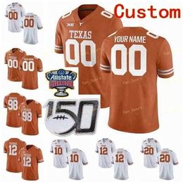 Sj NCAA College Jerseys Texas Longhorns 7 Antwuan Davis Caden Sterns Garrett Gilbert Shane Buechele 72 Tyler Sj hnson Custom Football Stitched