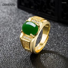 Cluster Rings 22K Yellow Gold Emerald Mens 2022 Gemstone Jewlery Organiser Wedding Green Couples Resizable Jewellery Luxury