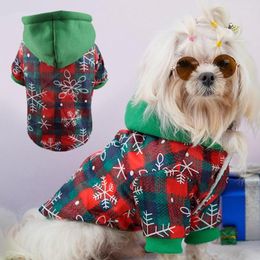 Dog Apparel Christmas Clothes Jumpsuits Warm Jacket Coat For Gogs Puppy Costume Outfit Pet Clothing Chihuahua Small Dogs Accessories