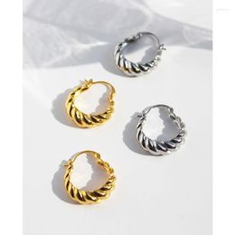 Hoop Earrings For Women 2022 Vintage Jewellery Hoops Woman Earring Gold Plated Filled Bijouterie Female Stylish Geometric Piercing