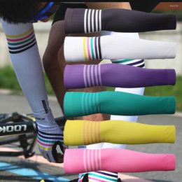 Knee Pads Summer Men Women Cycling Sleeves Arm Warmers Sun Uv Protection Non-slip Breathable Running Compression