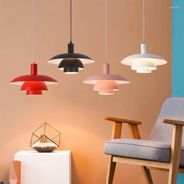 Pendant Lamps Nordic Modern Creative Flying Saucer E27 Lights Kitchen Table Corridor Bedside Restaurant Decorative Lighting