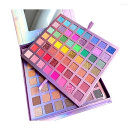 Eye Shadow 112 Colors Palette Pearly Sequins Delicate Texture Double-layer Long Lasting Pigmented Eyeshadow Eyes Makeup