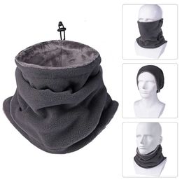 thick gaiter UK - Scarves Winter Neck Warmer Thermal Fleece Motorcycle Thick Tube Gaiter Fe Scarf Windproof Men Women Bandana Cycling Outdoor Headband Y2209