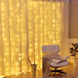 Strips Led Curtain Light 3x3 Metres 304 Christmas Lights Decoration Holiday Wedding Neon