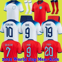 2022 KANE FODEN SOCCER Jerseys 22 23 Home National Football Englands Sterling Saka Rashford koszulka Barkley Sancho Mount Grealish Men Kit Football Mundurs