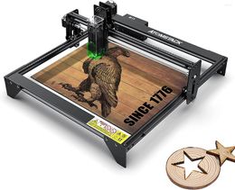 Printers Professional CNC 4.5/5W Desktop Laser Engraver Carving Machine DIY MINI Cutter Wood Cutting Router