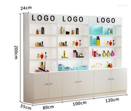 Hooks Cosmetics Display Cabinet Product Free Combination Mother And Baby Store Drugstore Beauty Salon Container Shelve