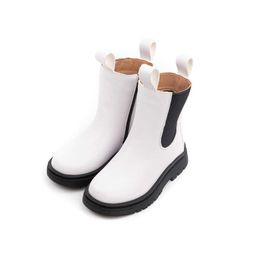 Boots Children Chelsea Kids Girls Martin Casual Autumn Winter PU Leather School Boy Shoes Fashion In Snow 2021 NEW T220925