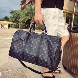 Top Sportoutdoor упаковывает Duffel Bags Мужчины Женщины высококачественные туристические сумочки дизайнерские багажные сумочки с замком большой емкость Sport Bag Size55см.
