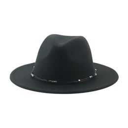 Hat Fedora Felted Caps Women Hats for Men Panama Cowboy Hat Solid 2022 New Panama Bands Luxury Girl Hat Sombreros