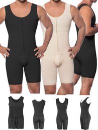 Men's Body Shapers Men's Men Shaping Control Slim Shapewear Bodysuit Shaper Pants Waist Trainer BuLifting Plus Size
