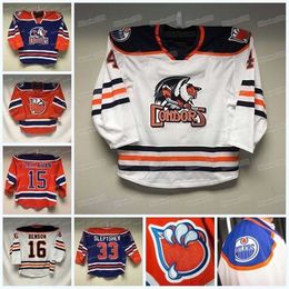 Gla MitNess Custom Bakersfield Condors AHL Hockey Jersey Seth Griffith Cooper Marody Adam Cracknell Philip Broberg Raphael Lavoie James Hamblin