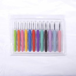 Hook Needles Soft Handle Crochet Set Household Knitting Tools 12 PCs Blister Pack