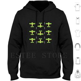 Men's Hoodies Color Retro Airplanes Runway Airplane Cartoon Kids Simple