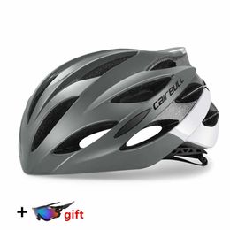 Cycling Helmets Ultralight Racing Cycling Helmet with Sunglasses Intergrally-molded fox aero MTB Bicycle Helmet Mountain Road Bike Helmet T220921