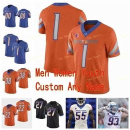 Sj NCAA College Jerseys Boise State Broncos 27 Jay Ajayi 34 Robert Mahone 38 Leighton Vander Esch 4 Brett Rypien Custom Football Stitched