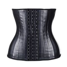 Women's Shapers Waist Tummy Latex Trainer 25 Steel Bone Women Binders And Corset Modelling Strap Body Colombian Girdles 220923