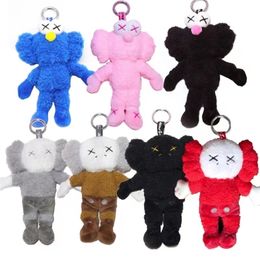 Plush Keychains 15cm Ins BFF Doll Plush Pendant School Bag Backpack Charm Keychain 220923