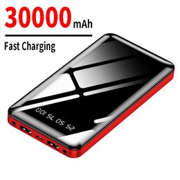 30000mAh Power Bank Portable Charger External Battery for iPhone Android USB C Power Bank 30000 mAh Power Bank Poverbank