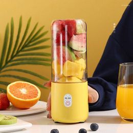 Juicers Portable Juicer Cup 500ML 6 Knife Milk Shake USB Rechargeable Liquifier Blender Electric Mixer