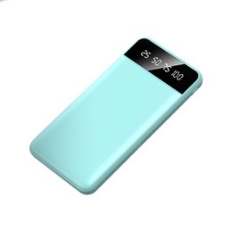 Portable Charging Power Bank Mini 20000mAh Charger 2 USB Digital Display External battery For Xiaomi iPhone
