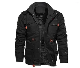 Men's Jackets High Quality Military Mens Pilot Jacket Winter Fleece Warm Thicken Outerwear Plus Size