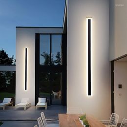 Indoor&Outdoor Modern Surface Mounted Acrylic LED Wall Lights For Bedside Porch Bathroom Mirror Home Lighting Lamps Fixture