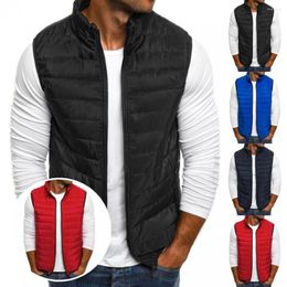 Men's Tank Tops Windproof Great Quick Dry Men Vest Padded Waistcoat All Match For Home