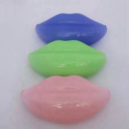 Cool Colourful Lips Style Pyrex Thick Glass Pipes Dry Herb Tobacco Philtre Cigarette Holder Tube Portable Spoon Tips Smoking