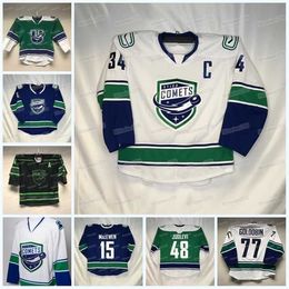 Gla MitNess Utica Comets Hockey Jersey AHL Custom Women Youth Ryan Schmelzer Aarne Talvitie Nolan Foote Alexander Holtz A.J. Greer