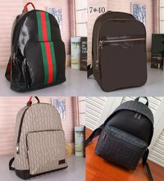 Women Men Leather Bags designer luxury Backpacks MONTSOURIS Handbag Shoulder Bags Black Letter Embossing Fashion single SPERONE Travelling school