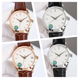 V3 5296 montre DE luxe mens watches 40mm 324 Automatic machincal movement steel case Italian calfskin strap luxury watch Wristwatches