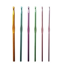 Hook Needles Colourful Alumina Crochet Hook Set DYI Woven Sweater Tool