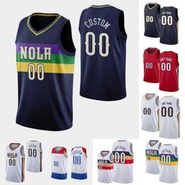 Basketball Jerseys 2022-23 Custom Printed New Season Basketball Jersey 11 Daniels 1 Williamson 3 CJ 14 Brandon McCollum Ingram 17 Jonas Valanciunas 22 Larry