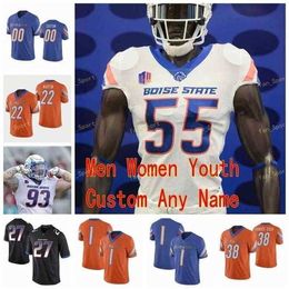 Sj NCAA College Jerseys Boise State Broncos 19 Hank Bachmeier 21 Andrew Van Buren 22 Alexander Mattison 22 Doug Martin Custom Football Stitched