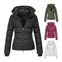 Women's Trench Coats ZOGAA Winter Thick And Warm Short Padded Jacket Women Fashion Zipper Cotton Ladies