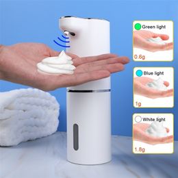 Liquid Soap Dispenser Automatic Foam Touchless Sensor USB Charging Smart Machine Infrared Hand Sanitizer 220924
